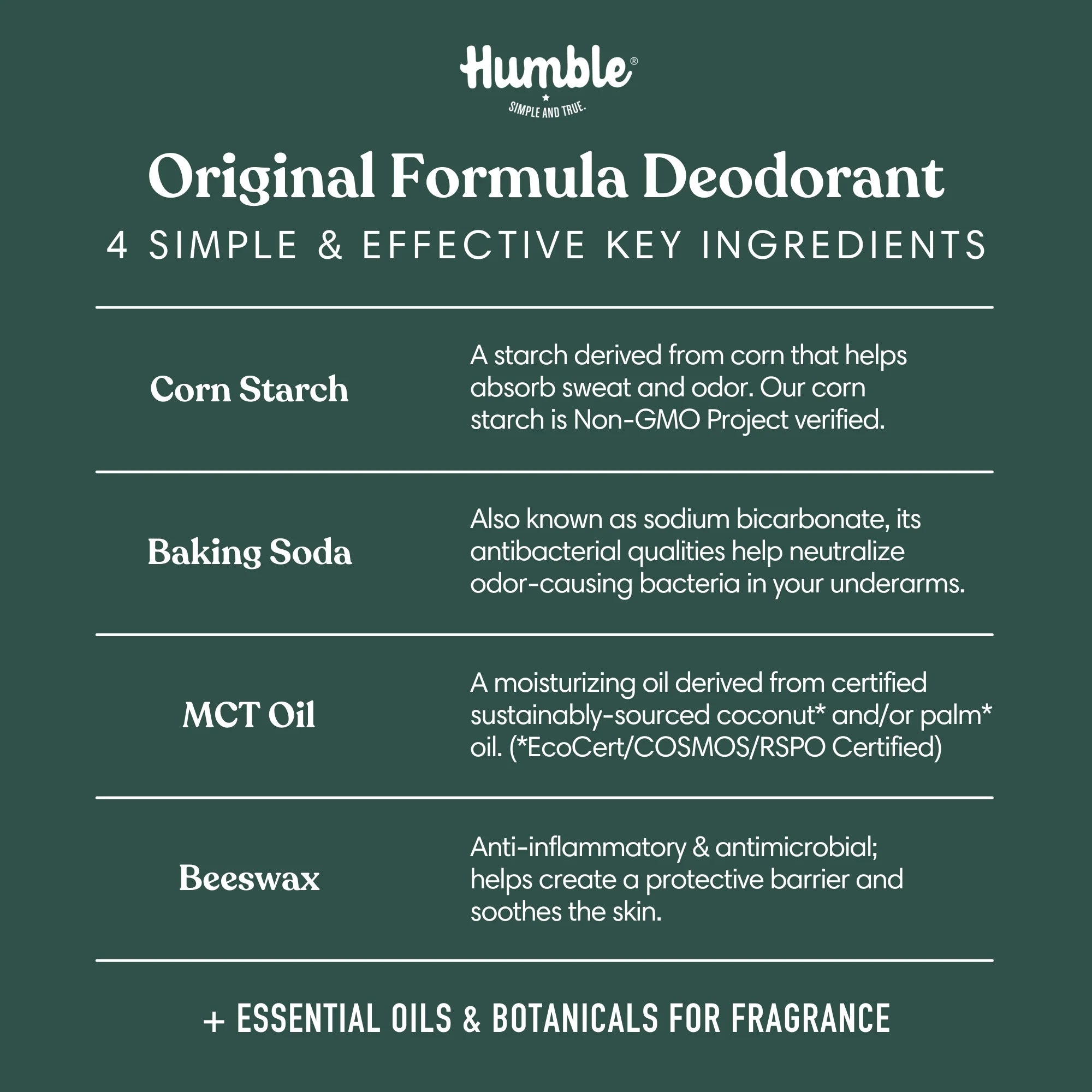 Humble Black Spruce Original Formula Deodorant 70g