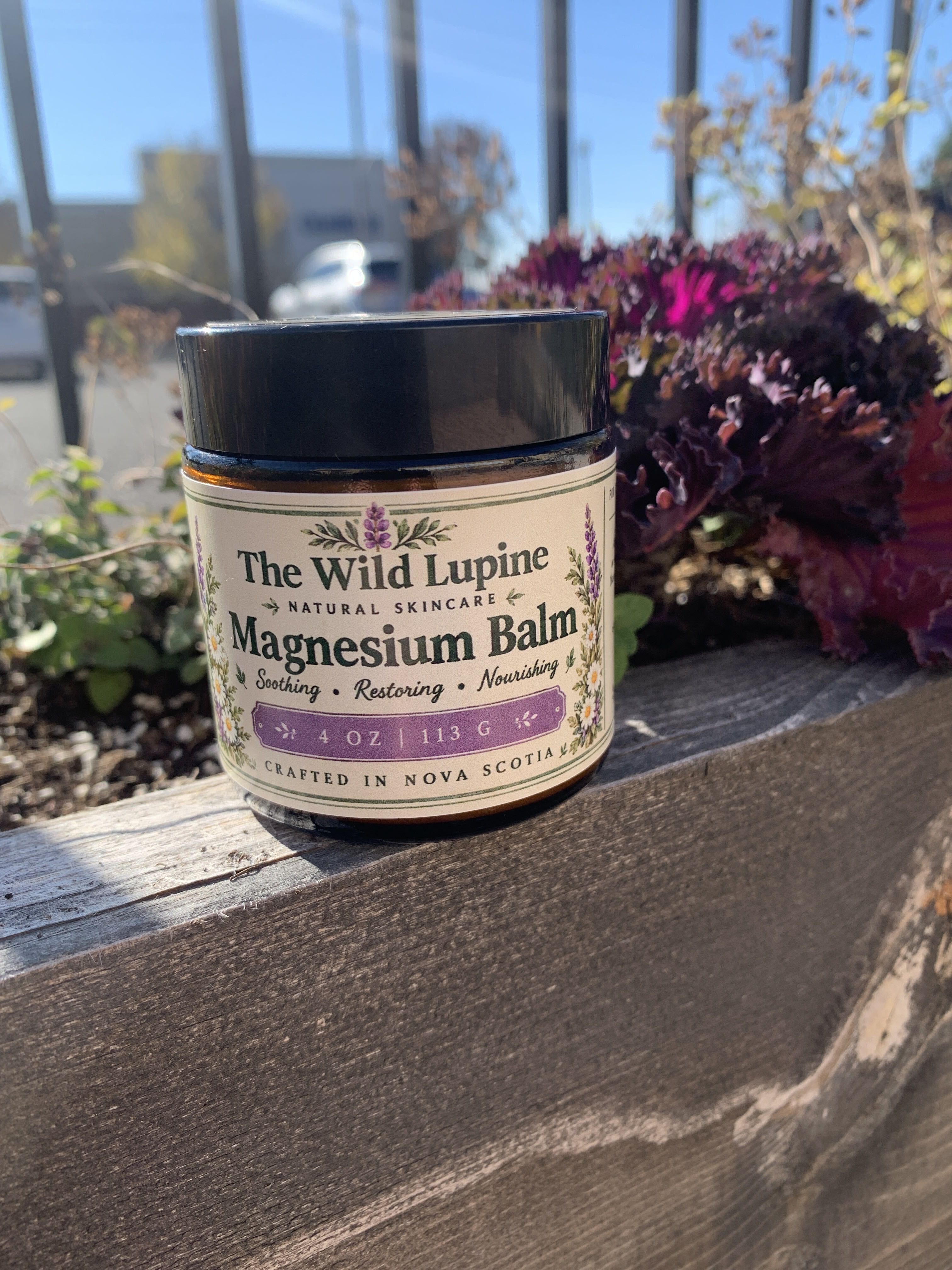 The Wild Lupine Magnesium Balm 4oz (113g)