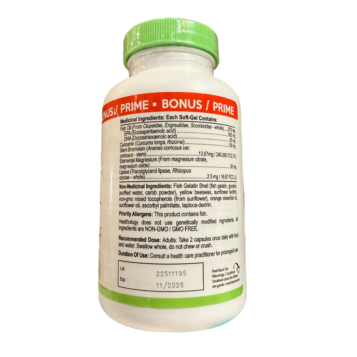 Healthology InflammaMend BONUS 90 Softgel Capsules