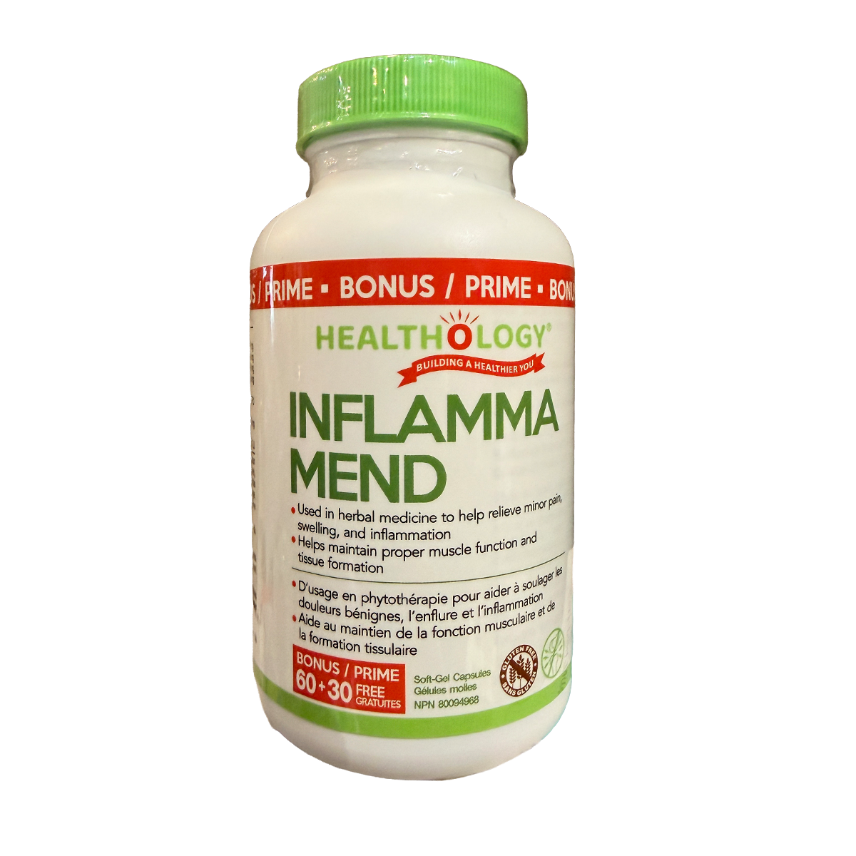 Healthology InflammaMend BONUS 90 Softgel Capsules