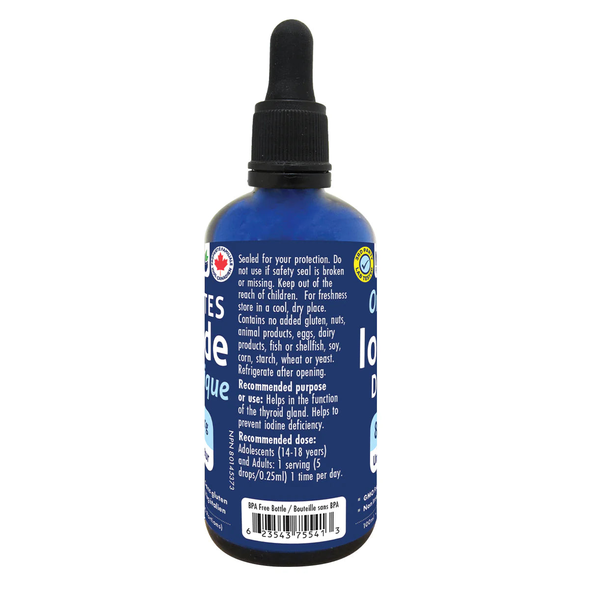 Naka Platinum Organic Iodine Drops 100ml
