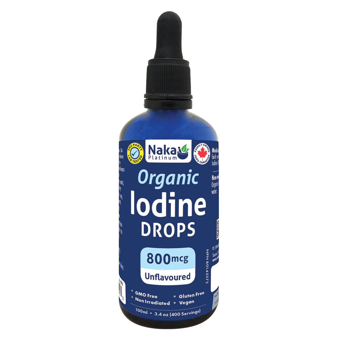 Naka Platinum Organic Iodine Drops 100ml