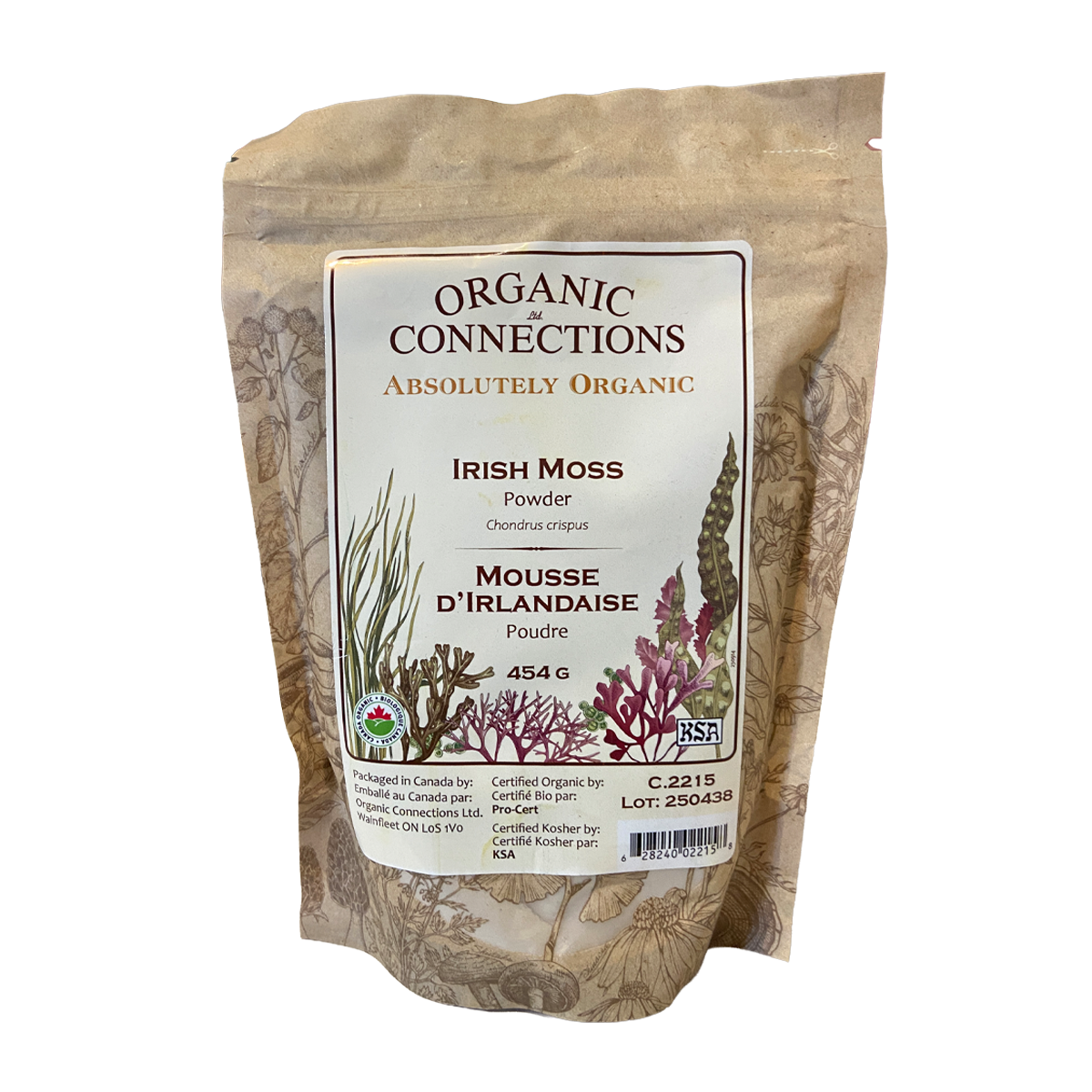 Organic Connections Organic Irish moss Powder 454g