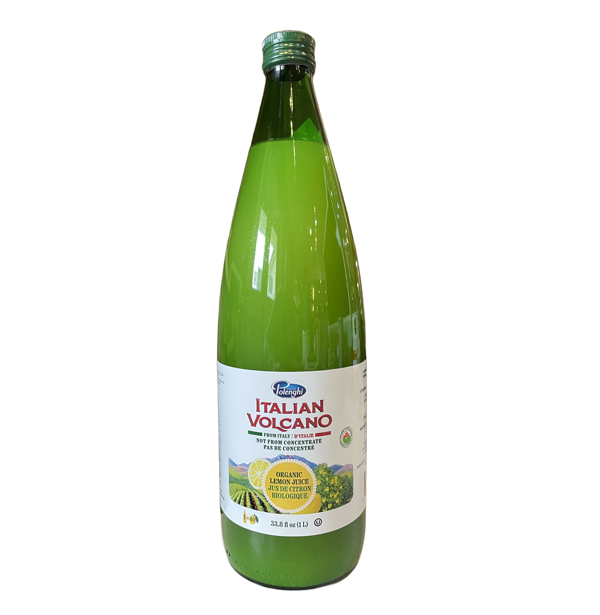 Italian Volcano Organic Lemon Juice 1L