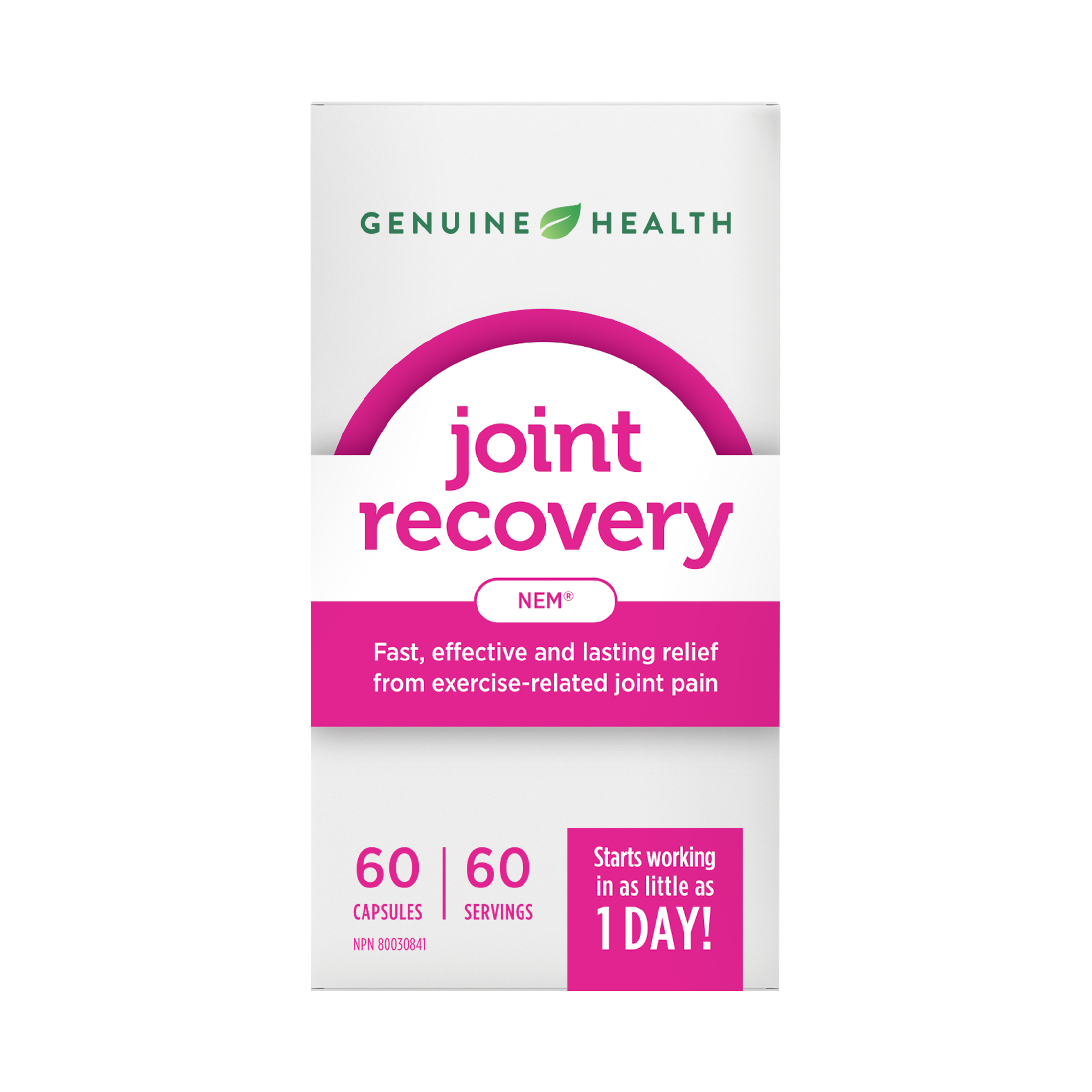 Genuine Health Joint Recovery NEM 60 Capsules
