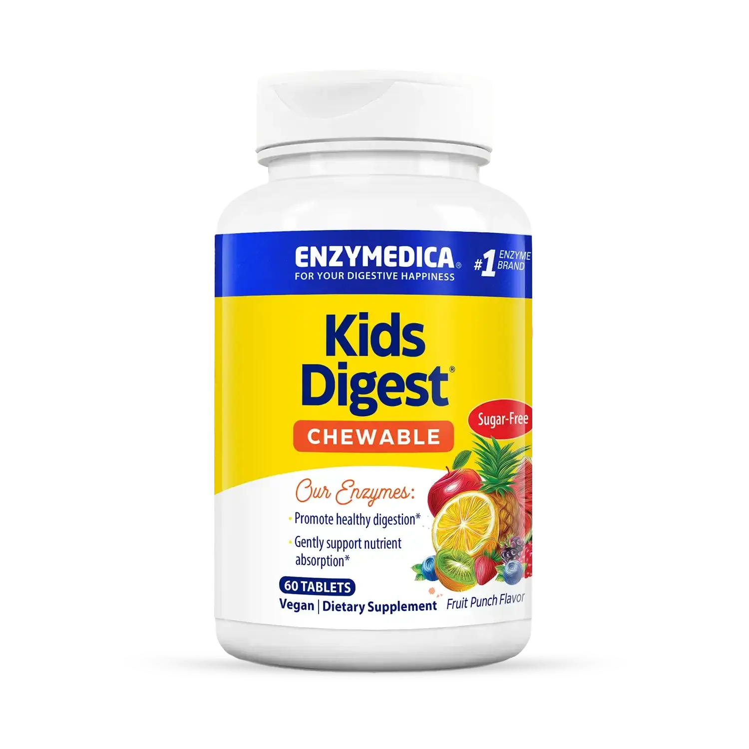 Enzymedica Kids Digest 60 Chewable Enzyme Tablets