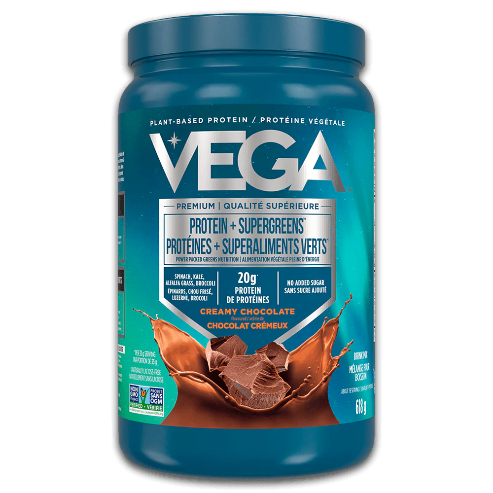 Vega Protein & Supergreens Chocolate 618g
