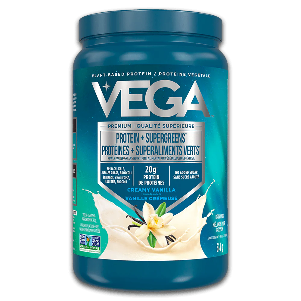 Vega Protein & Supergreens Vanilla 614g