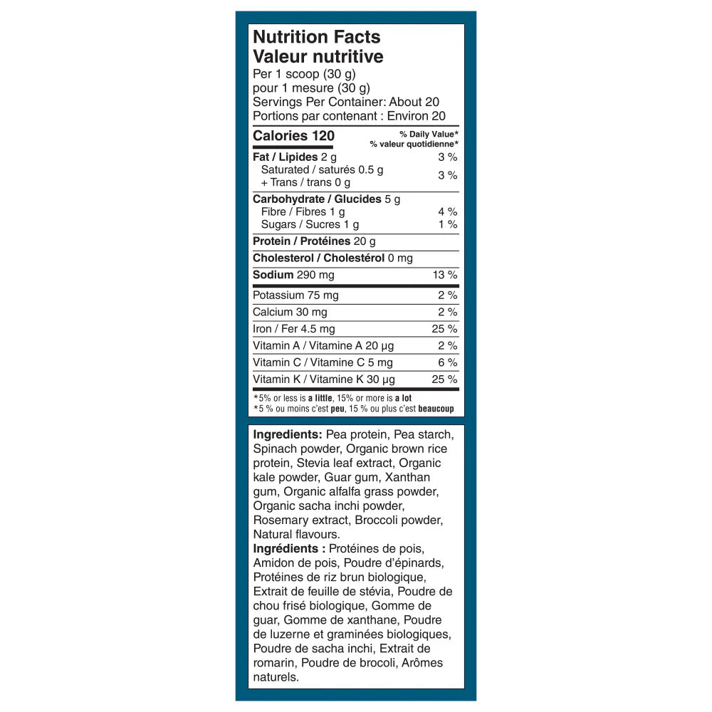 Vega Protein & Supergreens Vanilla 614g