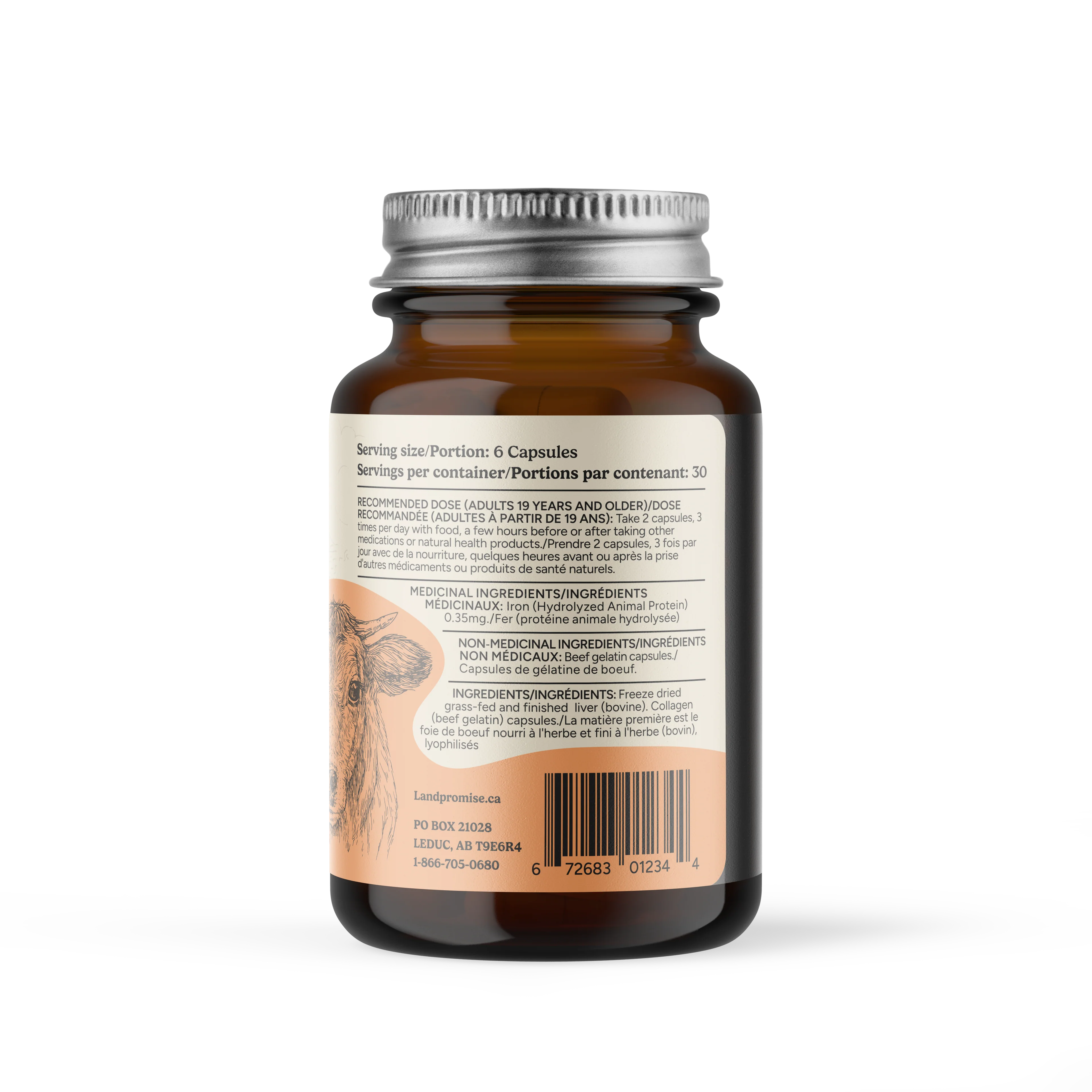 Land Promise Liver 500mg 180 Capsules