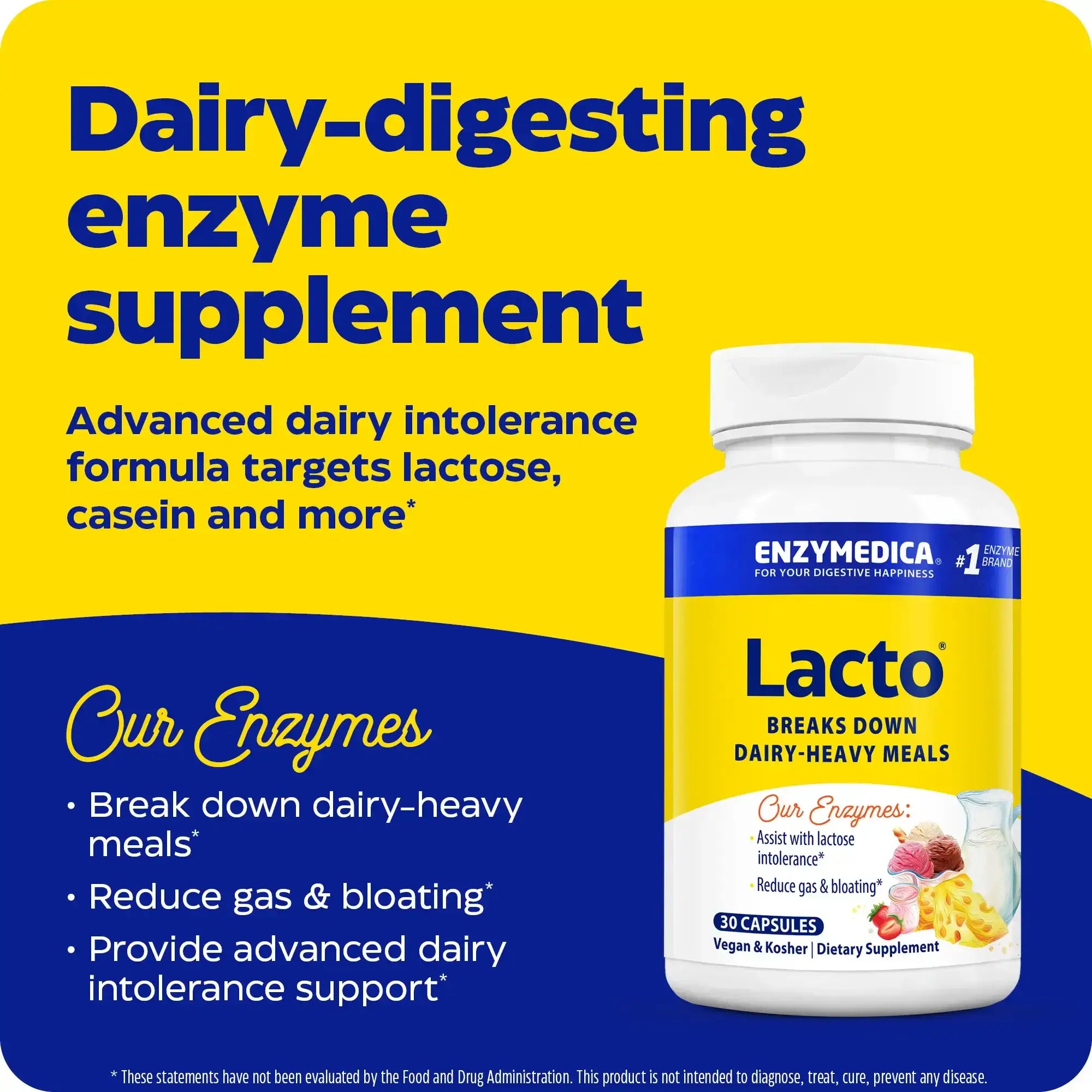 Enzymedica Lacto 30 Vegetarian Capsules