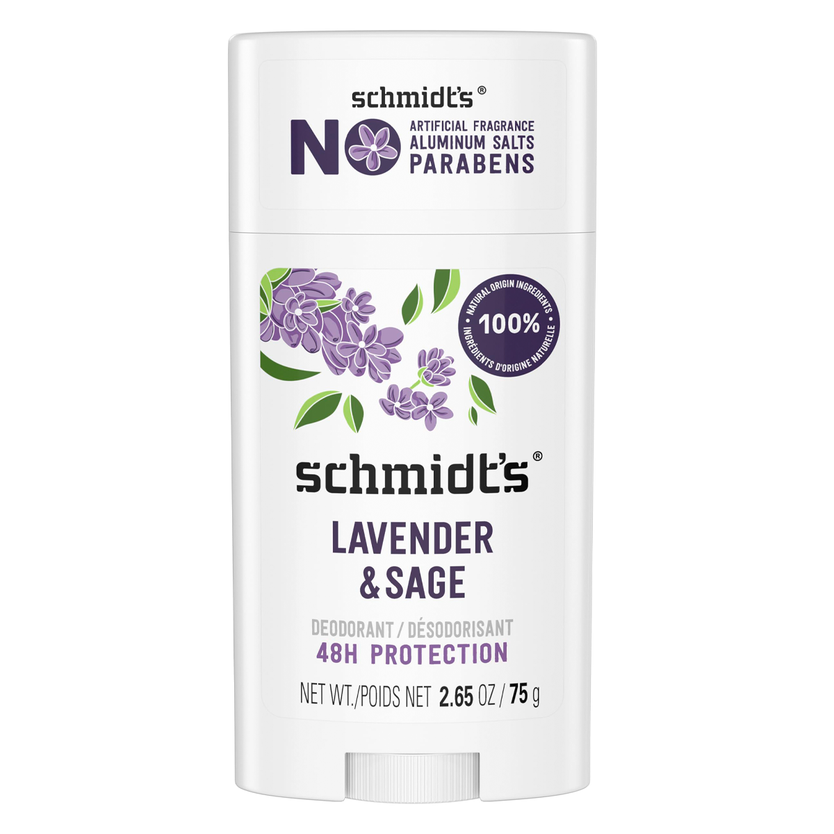 Schmidt's Lavender + Sage Natural Deodorant 75g