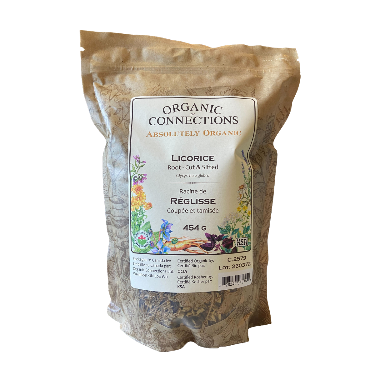 Organic Connections Organic Licorice Root C/S 454g