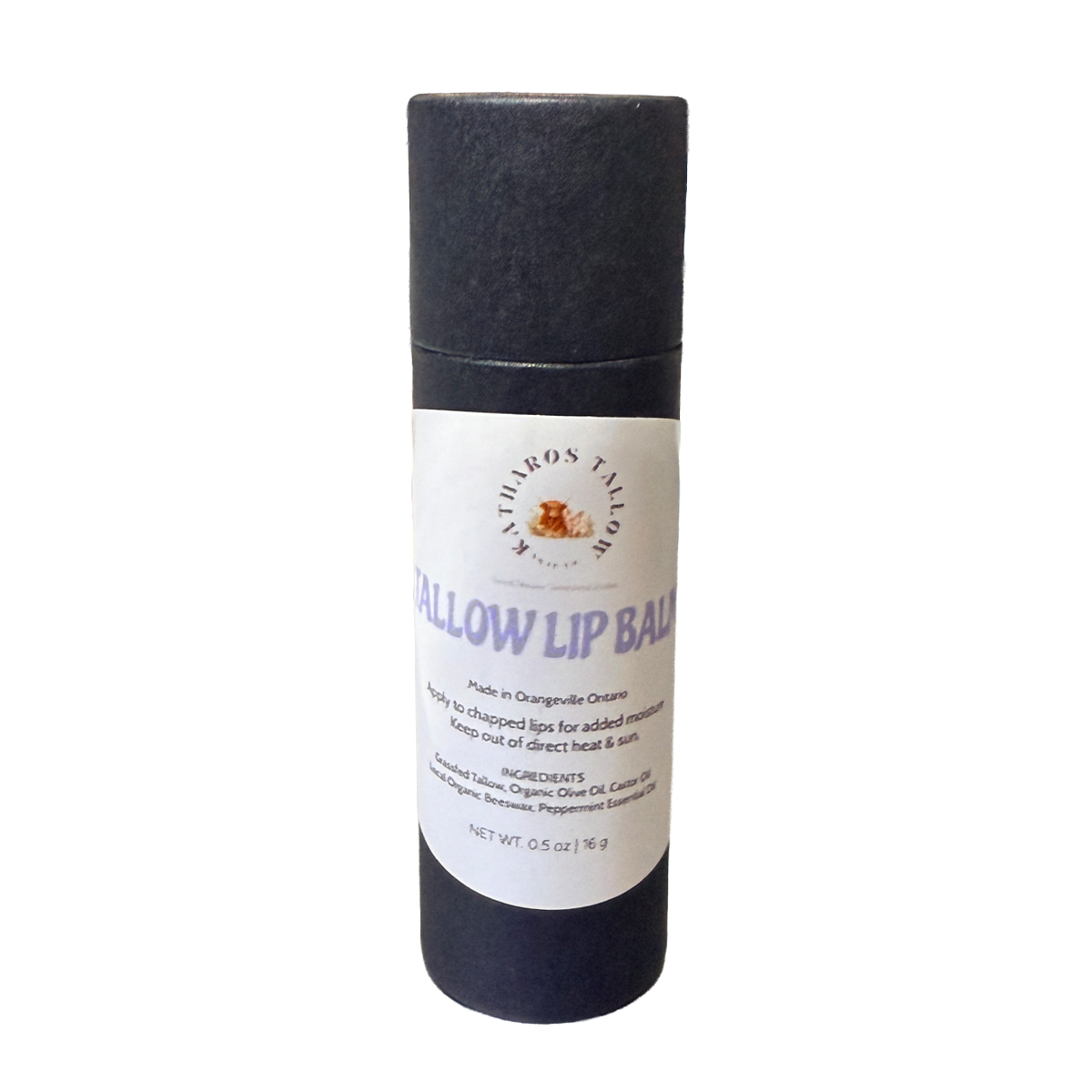 Katharos Soap Co. Peppermint Tallow Lip Balm 16g