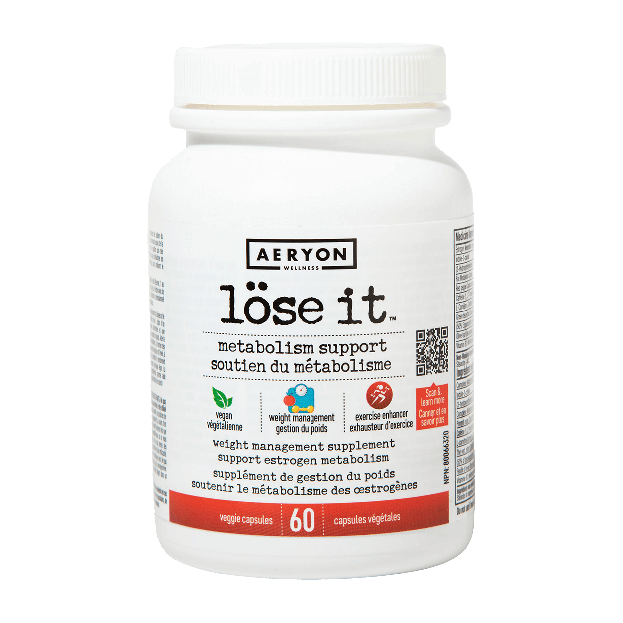 Aeryon Wellness Lose It 60 Vegetarian Capsules