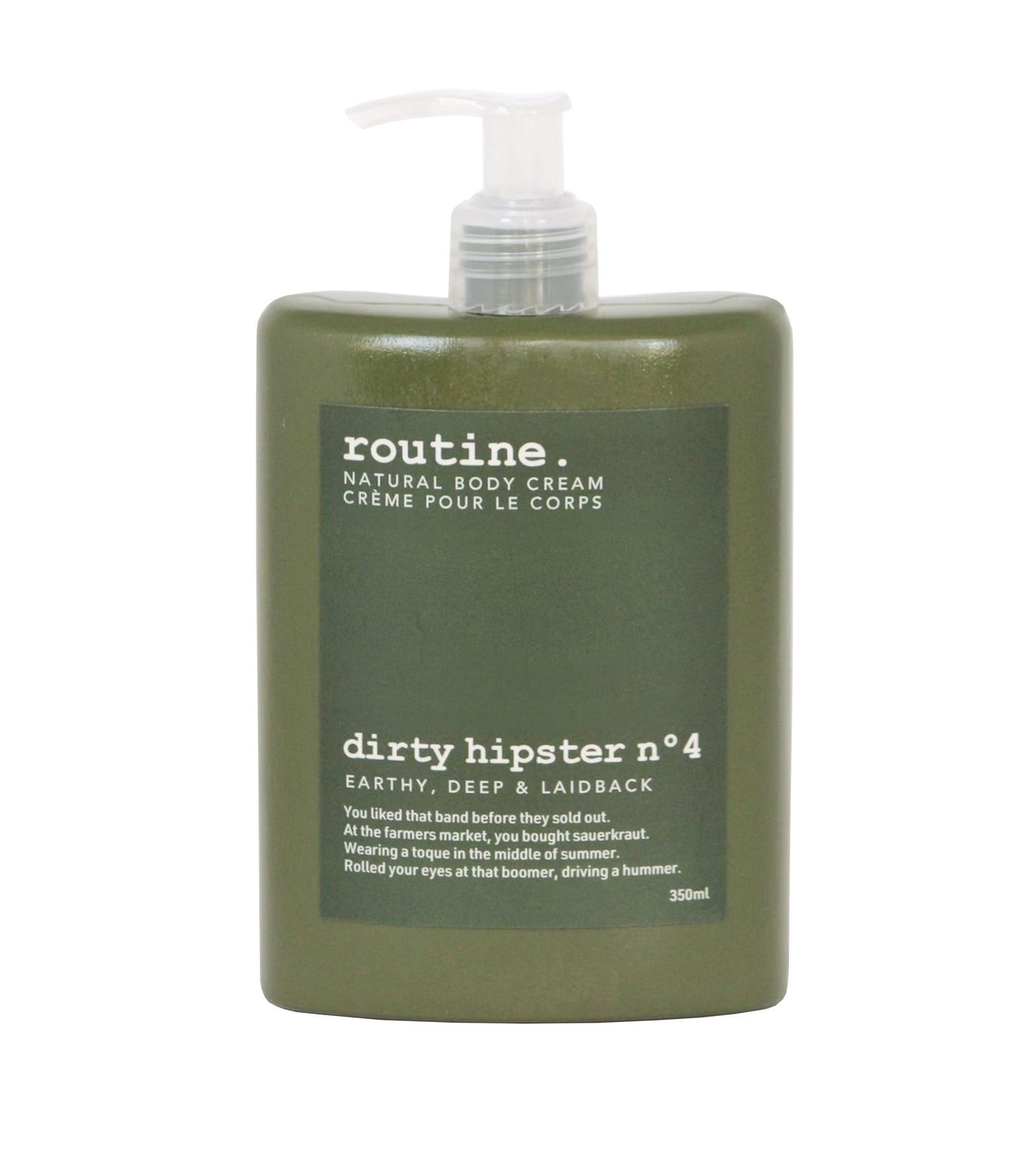 Routine Dirty Hipster Botanic Body Cream 350ml