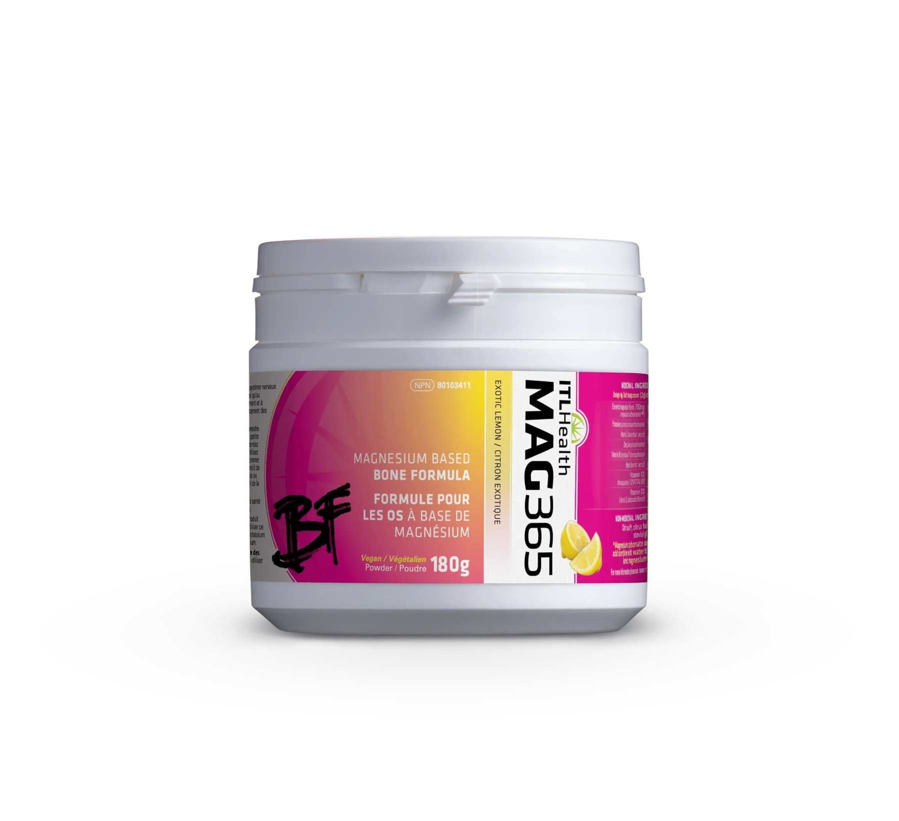 ITL Health MAG365 Bone Formula Exotic Lemon 180g