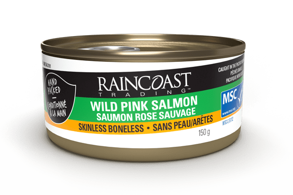 Raincoast Pink Salmon, Skinless, Boneless 150g