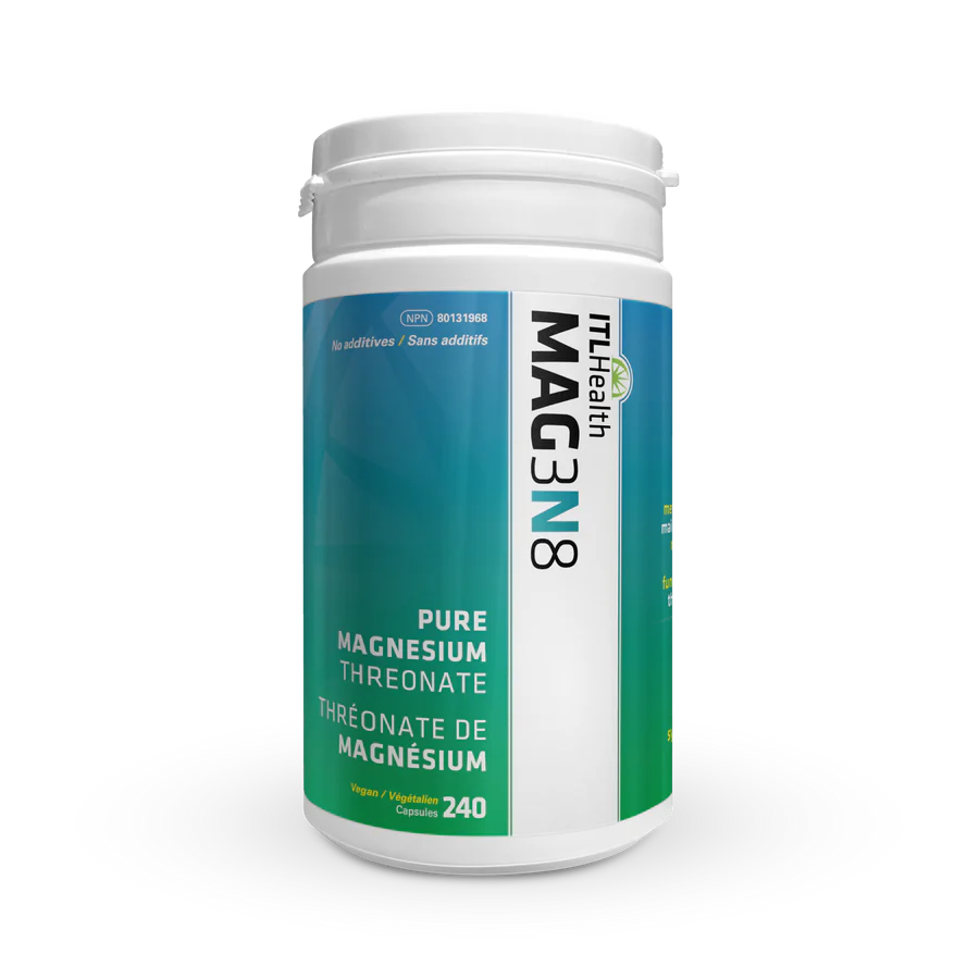ITL Health MAGtrio Magnesium Taurate, Bisglycinate, and Threonate 240 Vegetarian Capsules