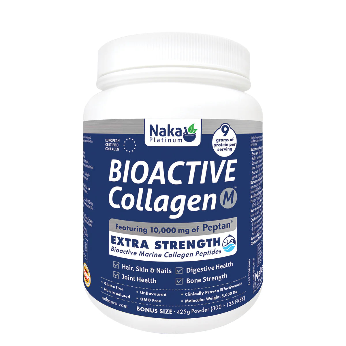 Naka PRO Marine Collagen M Extra Strength 425g Powder