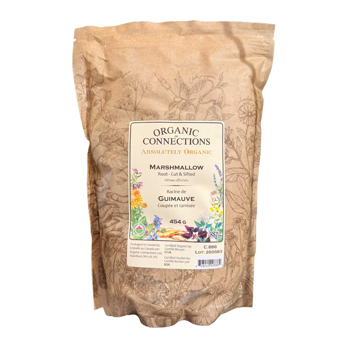 Organic Connections Organic Marshmallow Root C/S 454g