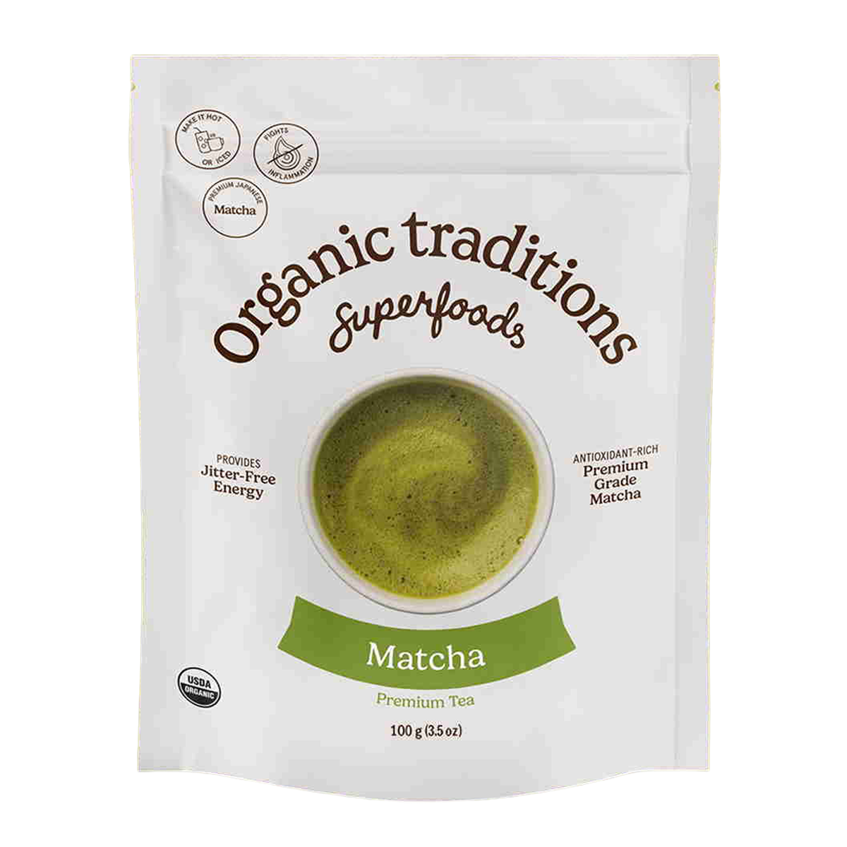 Organic Traditions Premium Matcha Tea 100g