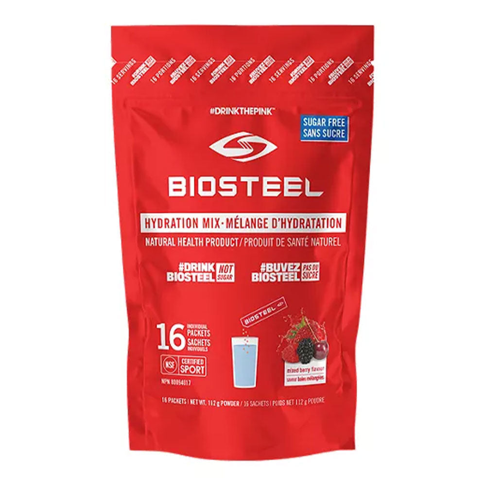 BioSteel Hydration Mixed Berry Flavour 16 Pack  (16 Individual Packets)