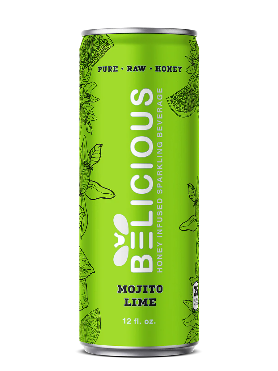 Belicious Mojito Lime Sparkling Beverage 355ml