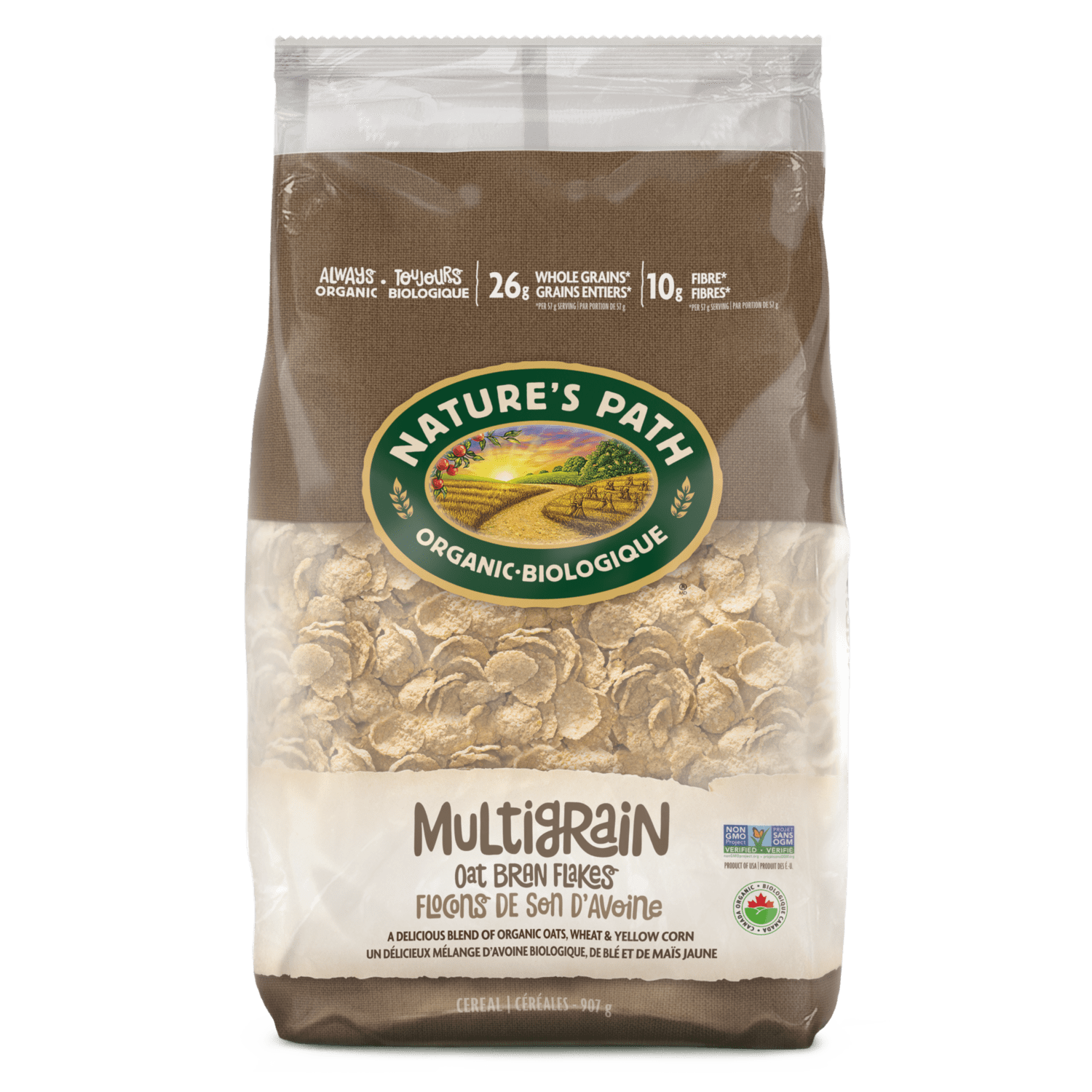 Nature's Path Organic Multigrain Oat Bran Flakes 907g