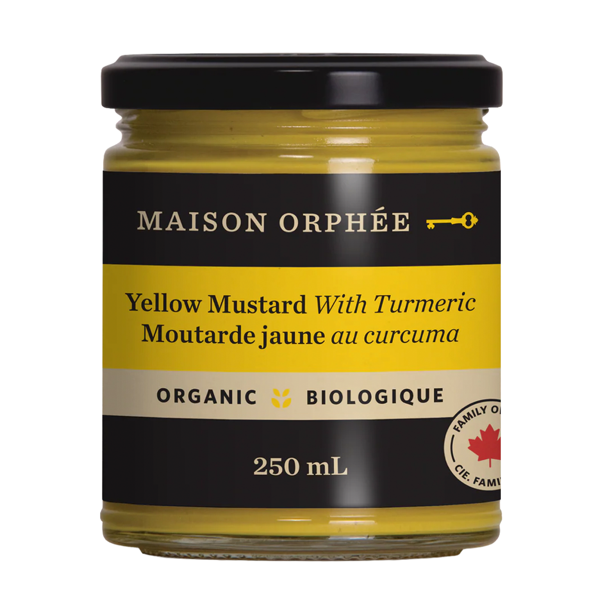 Maison Orphee Yellow Mustard With Turmeric Organic 250ml