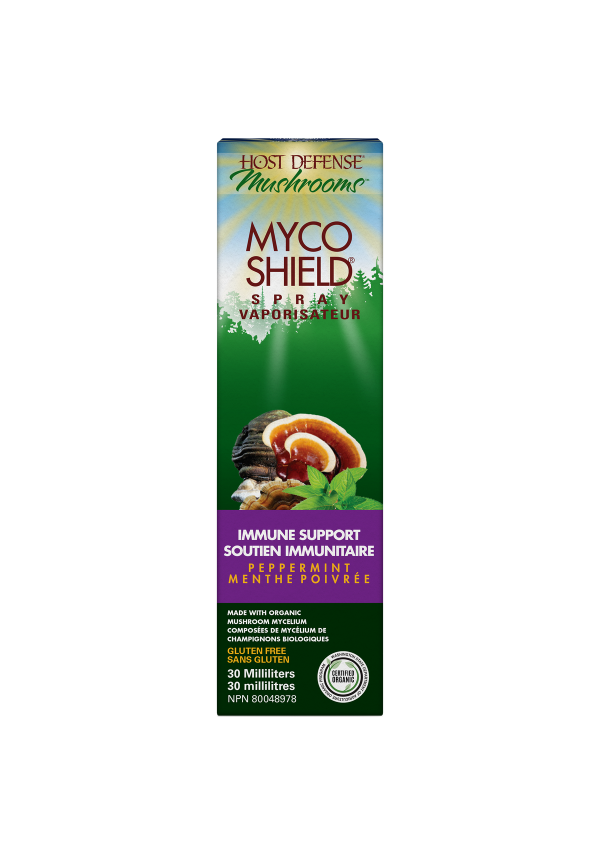 Host Defense Mycoshield Spray Peppermint 1oz — Inside U