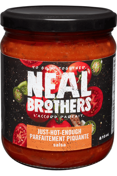 Neal Brothers Organic Salsa Just Hot Enough - Medium 410ml
