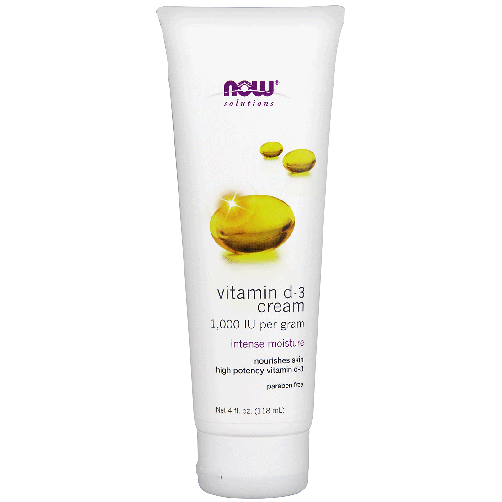 Now Vitamin D3 Cream 1000IU 118ml
