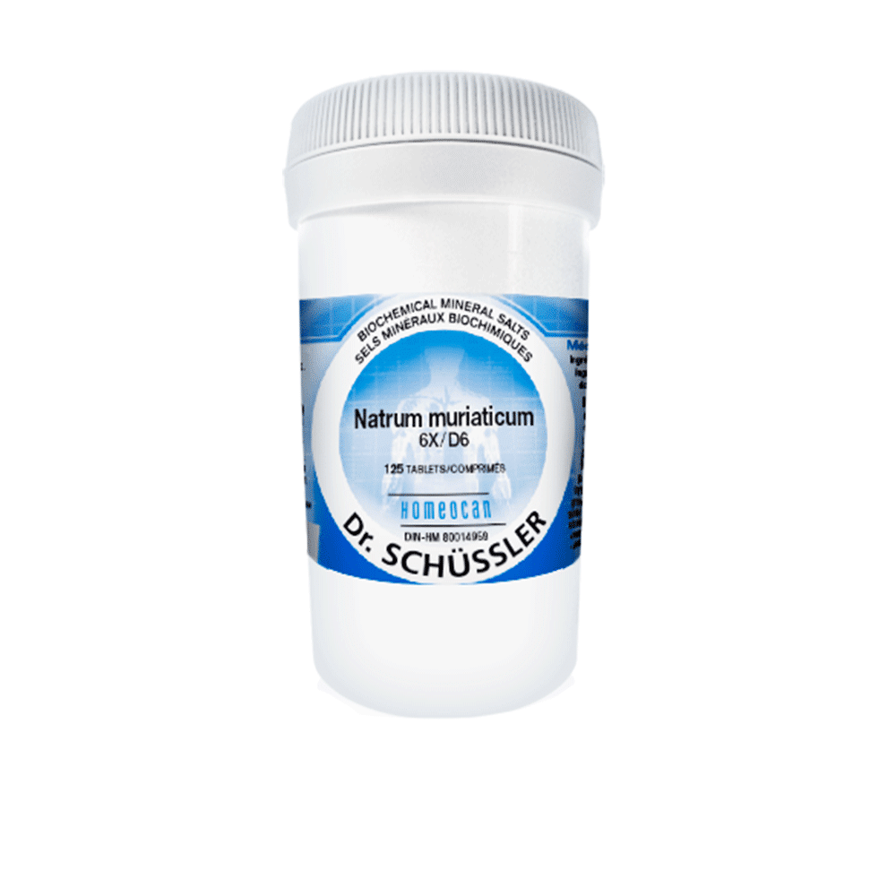 Homeocan Dr. Schussler Natrum Muriaticum 6X 125 Tablets