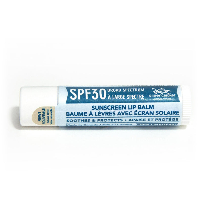 Green Cricket SPF30 Unscented Lip Balm 4g