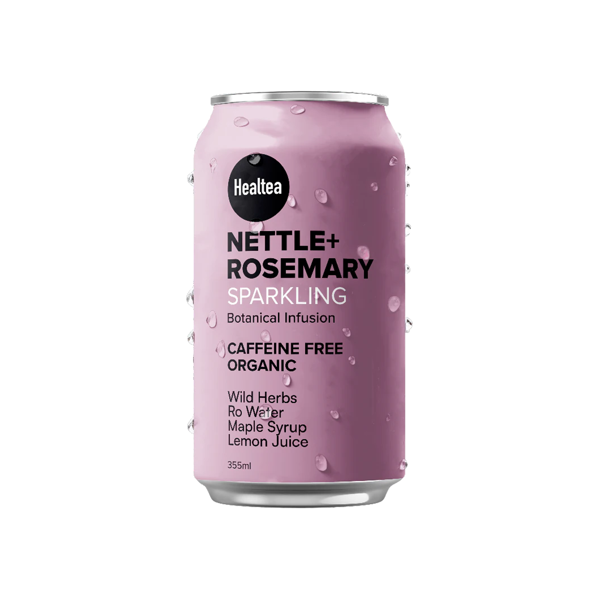Healtea Nettle + Rosemary Sparkling Botanical Infusion 355ml