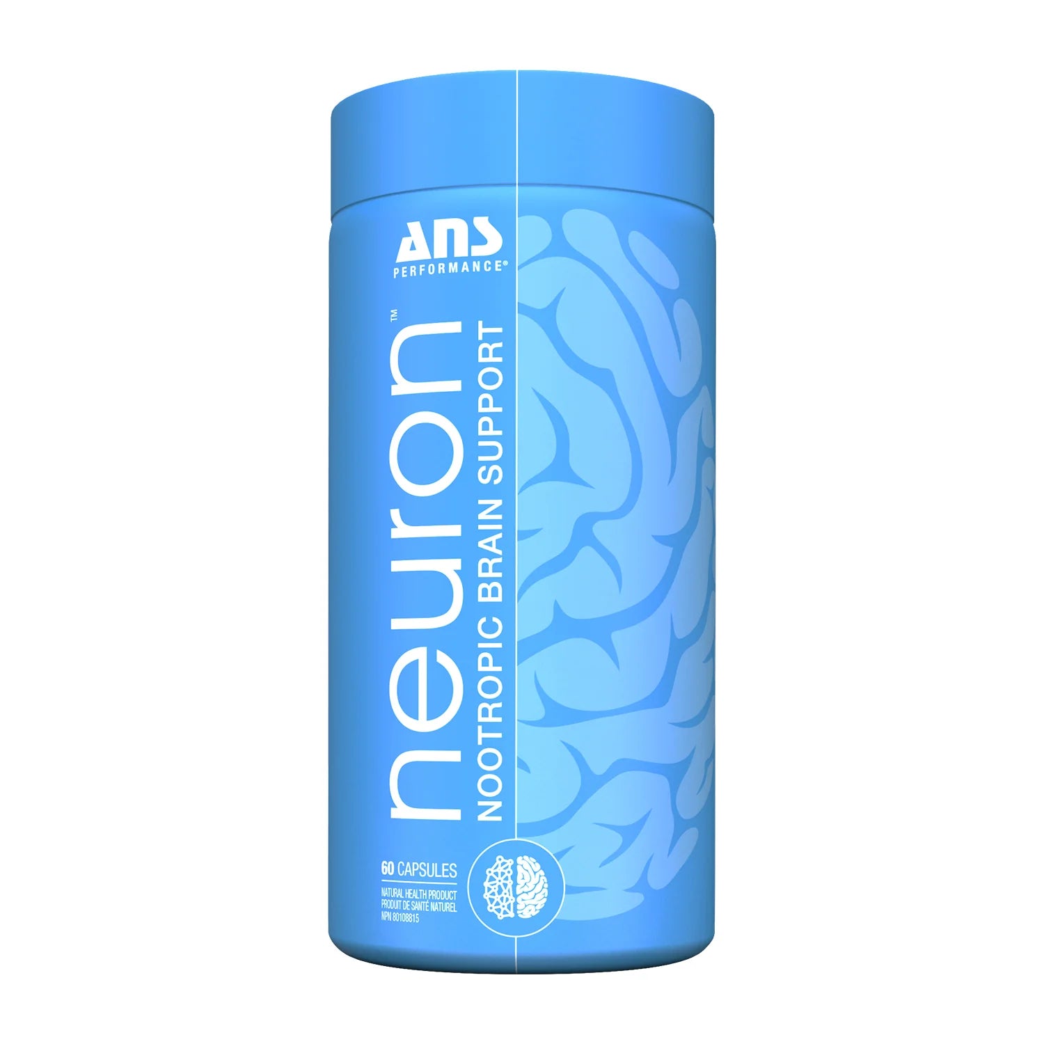 ANS Performance Neuron Nootropic Brain Support 60 Vegetarian Capsules