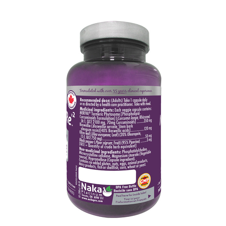 Naka Platinum Nutri CURe V2 (Meriva) 75 Vegetarian Capsules