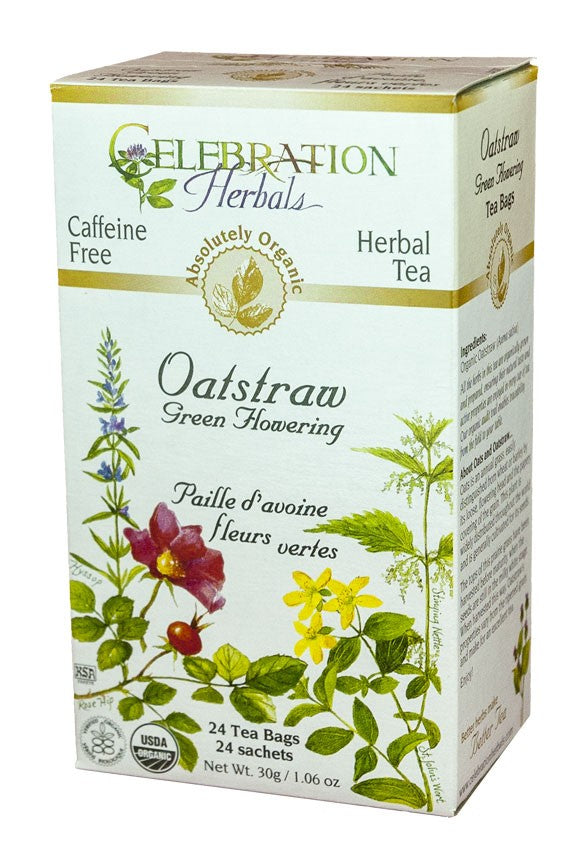 Celebration Herbals Organic Oatstraw Tea 24 Tea Bags