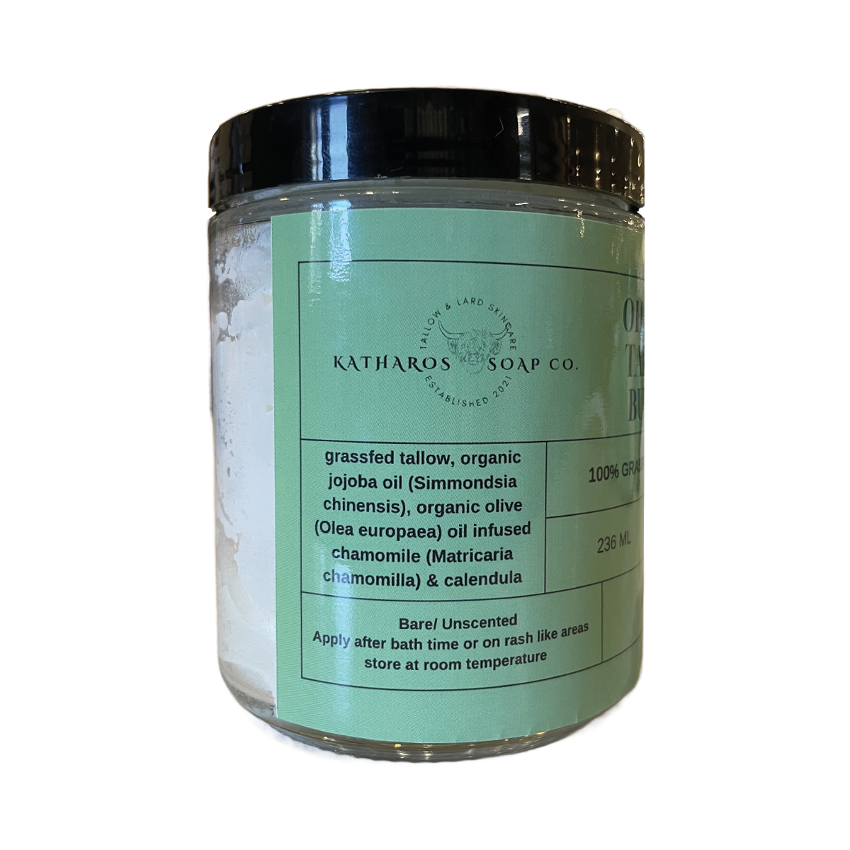 Katharos Soap Co. Oh! Baby Tallow Butter Unscented 236ml/ 8oz