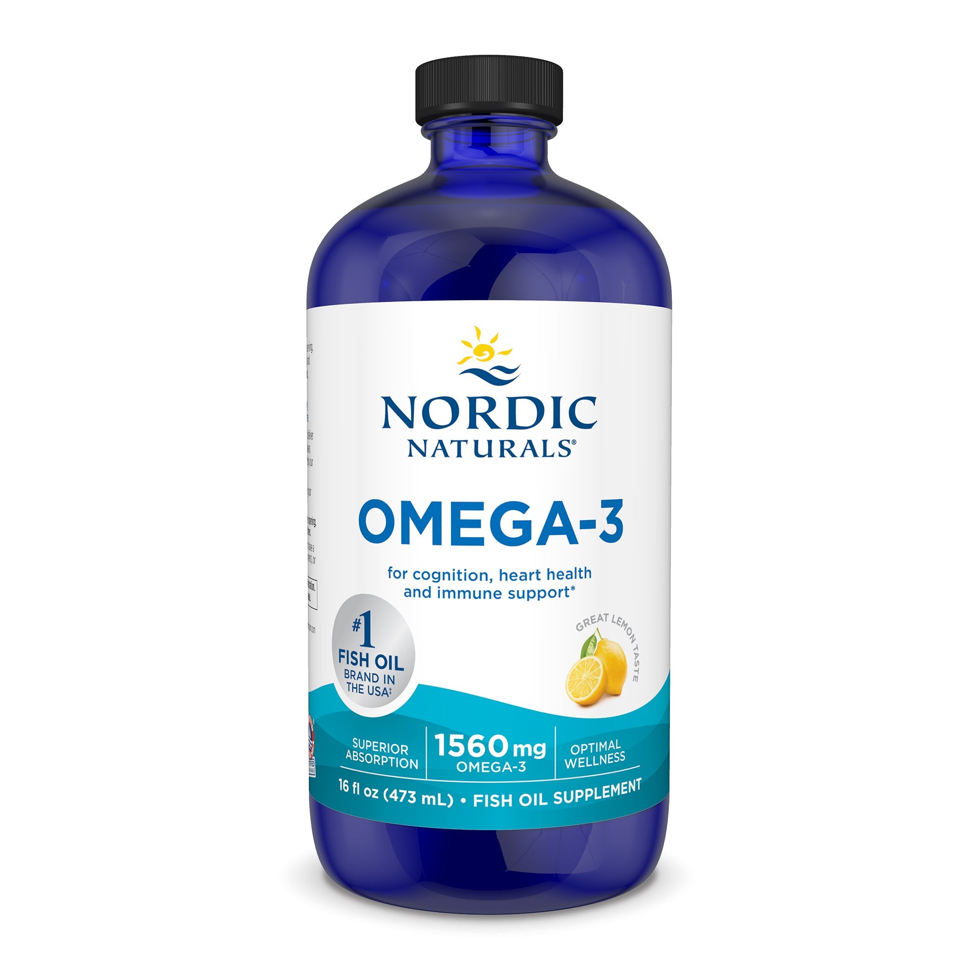 Nordic Naturals Liquid Omega 3 Lemon 473ml