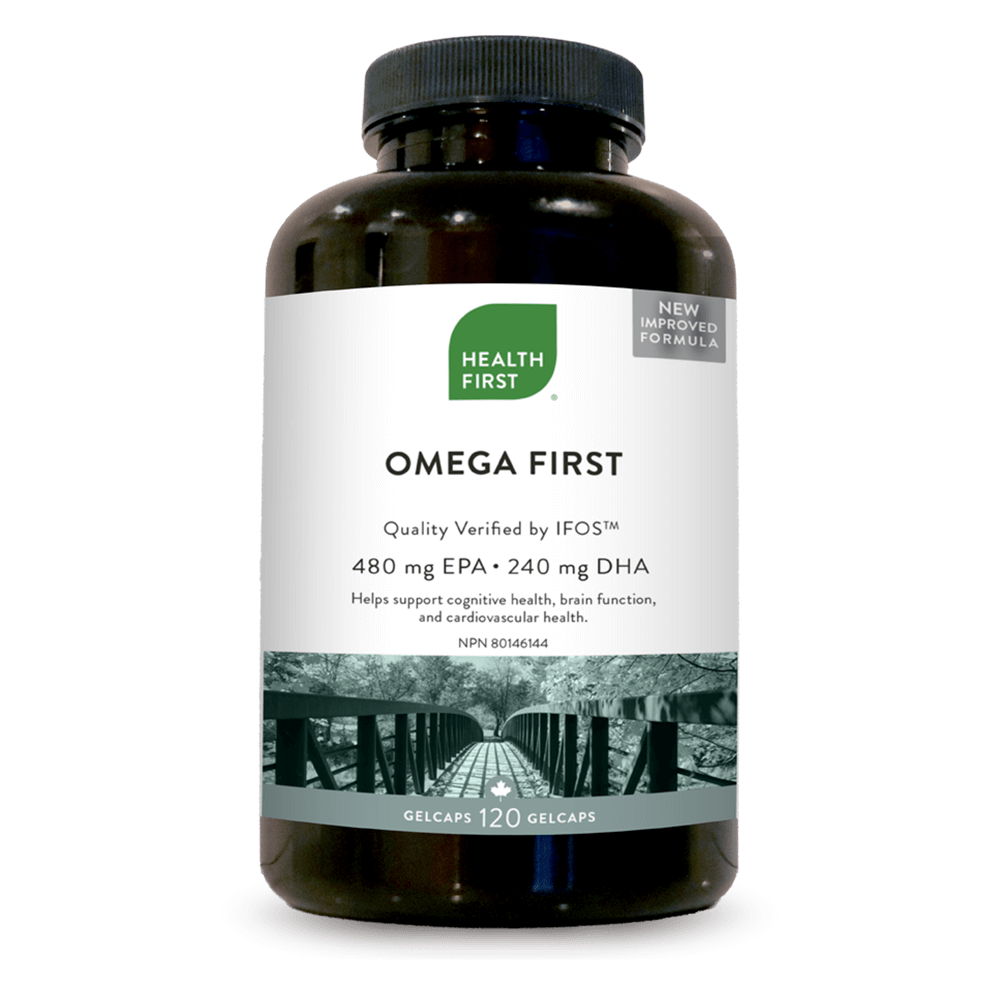 Health First Omega First Omega 3 Fish Oil 120 Softgels
