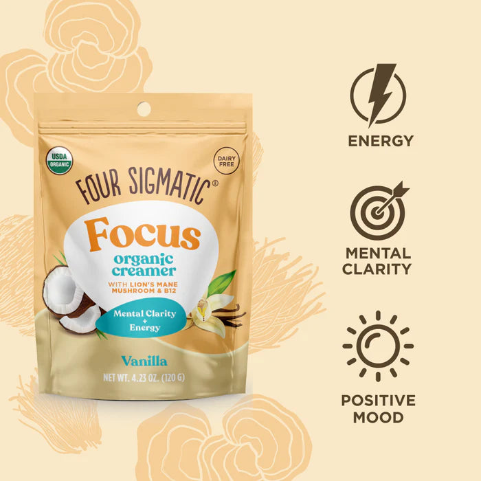 Four Sigmatic Focus Organic Creamer with Lion's Mane Mushroom & B12 120g