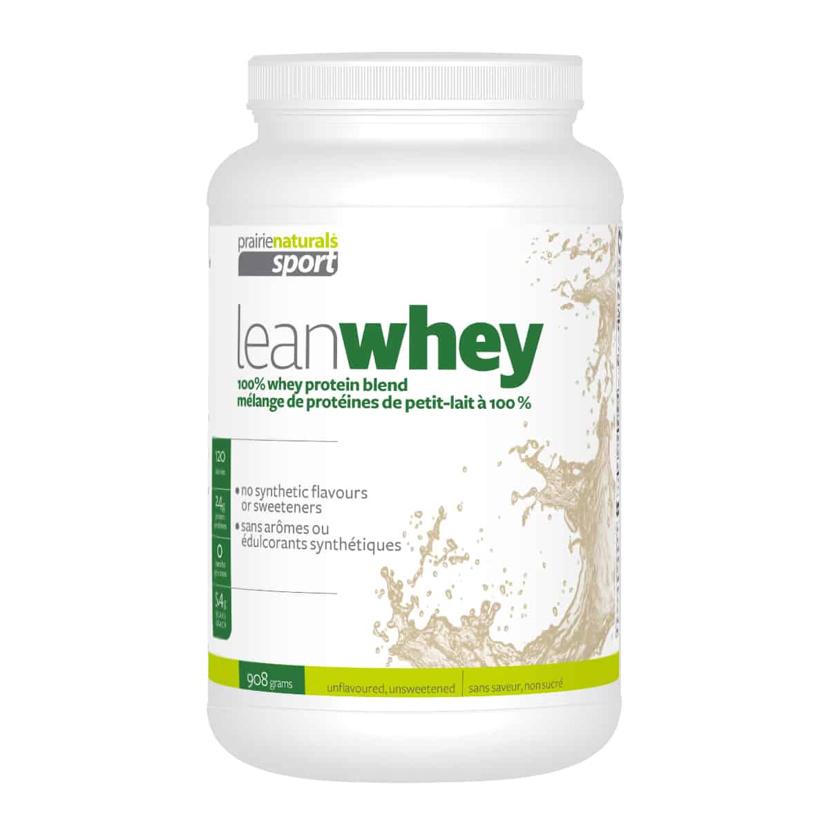 Prairie Naturals Lean Whey Unflavoured/Unsweetened 908g