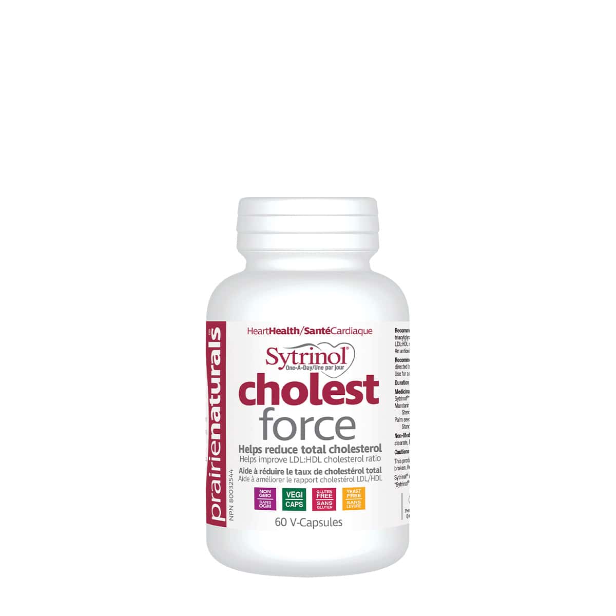 Prairie Naturals Cholest Force (Sytrinol) 60 Vegetarian Capsules