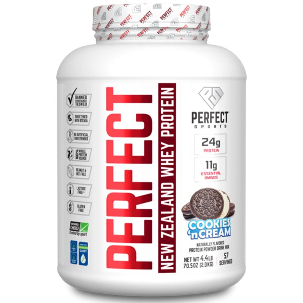 Perfect Sports Perfect New Zealand Whey Protein Cookies 'n Cream 4.4lb