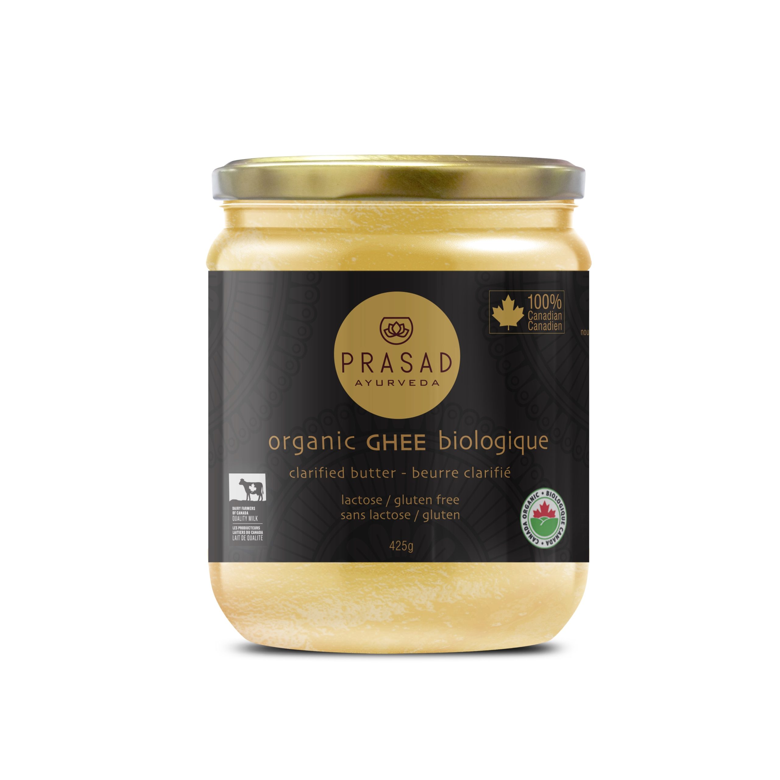 Prasad Ayurveda Organic Canadian Ghee 435g