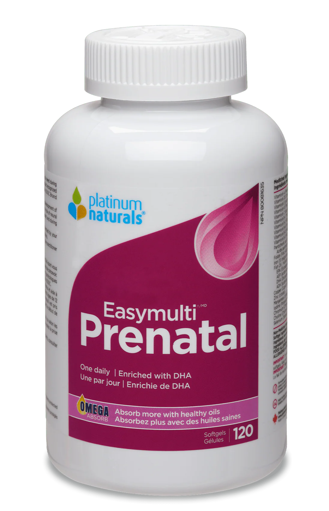 Platinum Naturals Easymulti Prenatal 120 Softgels