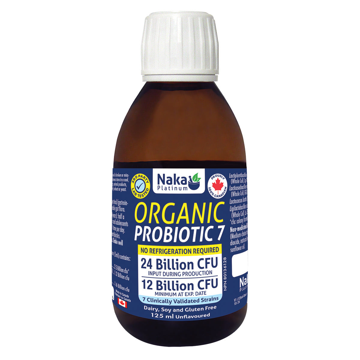 Naka Platinum Organic Probiotic 7 125ml