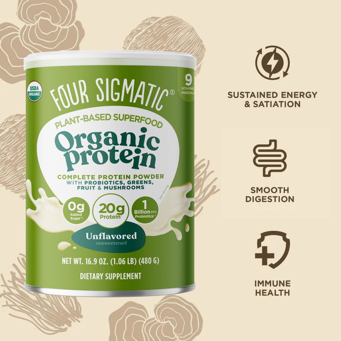 Four Sigmatic Organic Protein Complete Protein Powder 480g